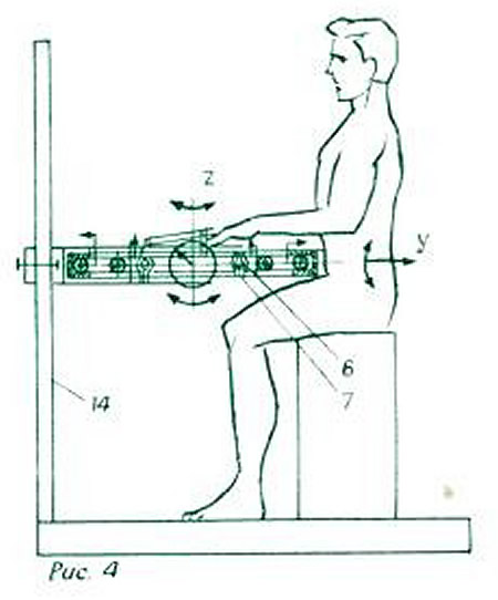 Рис. 4. Измерение в лучезапястном и плечевом суставах