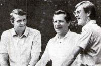 Слева направо: Вячеслав Степанов, Анатолий Юлин и Юрий Калёкин
