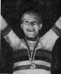 Н. Кибардина чемпионка мира 1980 г. в индивидуальной гонке преследования на 4 км