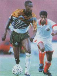 Филомен Масинга (сборная ЮАР) автор первого гола Кубка Африки