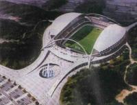 Стадион-красавец в городе Каннын